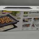GreenPan Advanced 10.5x 20 Electric Griddle with Warming Drawer, Healthy Ceramic Nonstick PFAS-Free Coating, Temperature Control, Easy and Versatile Countertop Meals, Dishwasher Safe, Graphite