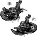 2PCS Front Steering Knuckles & Wheel Bearing Hub Assembly Fit for Toyota Corolla 1.8L 2.4L FWD 2009-2013, Matrix 1.8L 2009-2013, 698-381, 698-380, Left Drive & Right Passenger Side