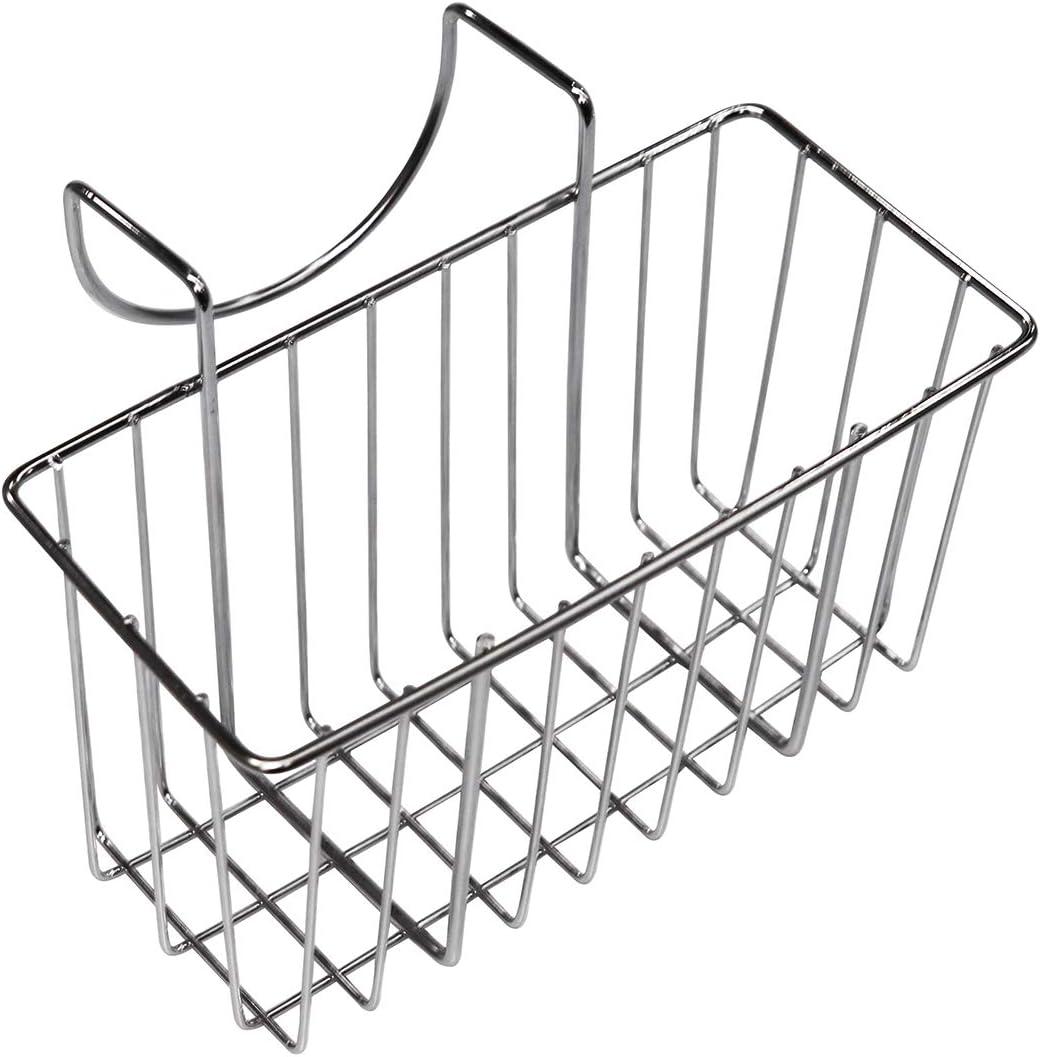 Sponge Holder for Kitchen, Stainless Steel Rust Proof Caddy Dish Draining Sink Basket, LARGE