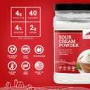 Hoosier Hill Farm Sour Cream Powder, 2LB (Pack of 1), BBD 03/23/2026