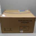 Undermount Laundry Sink with Faucet Combo, 23"x18"x12" Laundry Utility Sink Stainless Steel 12" Deep Laundry Room Sink 16 Gauge Single Bowl Undermount Kitchen Sinks (Brushed Nickel)