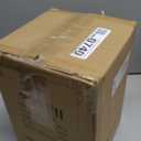 Light Blue Boho Small Table Lamp for Small Spaces, Small Rattan Shade Bedside Lamp for Bedroom, Cute Nightstand Light for Bedside, Kitchen Counter, Bookshelf Lamp, Home Office, Living Room, Dorm (On/Off Switch)