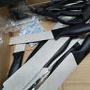 Knife Set, 15 Pieces Kitchen Knife Set with Built in Sharpener, High Carbon German Stainless Steel Knife Block Set, Dishwasher Safe