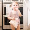 Tiny Twinkle Reusable Snack Bags for Kids 3 Pack Snack Pouches & Sandwich Bag for Toddlers Machine Washable, Mess-Proof for Lunch & Travel (Shine)