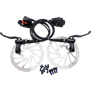 Mountain Bike Hydraulic Disc Brake Set, Front & Rear Disc Brake Kit Fit Bicycle MTB XC Trail, e-Bike, Fat Bike, Upgrade kit for Mechanical Disc Brake (Black - Bike Hydraulic Disc Brake Set) Mountain Bike Hydraulic Disc Brake Set, Front & Rear Disc Brake Kit Fit Bicycle MTB XC Trail, e-Bike, Fat Bike, Upgrade kit for Mechanical Disc Brake (Black - Bike Hydraulic Disc Brake Set)