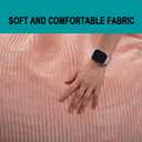 Classic Bean Bag Chair, with Faux Rabbit Fur Cover for Teens and Kids, Memory Foam Bean Bag Chairs, Ultra Soft Faux Fur Fabric, 2.5 feet Round Fluffy Bean Bag Sofa (Dusty Pink)