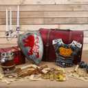 Medieval Knight Dress Up LARP Armor Set Include Dagger Heater Shield Breastplate for Role Play