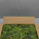 9FT Cedar Garland with Lights, Prelit Christmas Garland Artificial Realistic, Real Touch Pine Christmas Garland for Mantle Stairs Outdoor Decoration, Battery Operated Faux Greenery Garlands Thick Lush