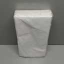 White 12 Pack Plastic Tablecloths 84" Disposable Round Table Cloth Plastic Table Cover for Party Disposable Tablecloths