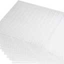 ALEGI 12 Pcs Aquarium Fish Tank Divider Plastic Egg Crate Aquarium Filter Bottom Tray Grid Isolation Board Partition Net Pane Separator (L 12pcs)