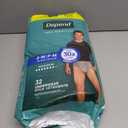 Depend Fresh Protection Adult Diapers, Incontinence Underwear for Men, Disposable, Maximum, Small/Medium, Grey, 32 Count