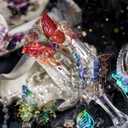 2 x PET Butterfly Stickers Set, 120 PCS Sheets for Scrapbooking, Junk Journaling, Crafting, DIY Projects, Diaries, and Art Supplies(Butterfly)