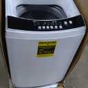 BLACK+DECKER 3.0 Cu. Ft. Portable Washer, 26.5 lb. Capacity Washing Machine, 6 Cycles, Quick Connect Sink Adapter and Drain Hose Included, Transparent Lid & LED Display, BPW30MW, White