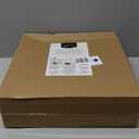 Amazon Basics Durable 3 Ring Binder with Zipper and Strap, Multiple Pockets, Sturdy Storage for School and Office, 3 inch, Black