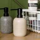 GalDal Soap Dispenser Beige,Hand Soap Lotion Dispenser for Bathroom Countertop,Soap Dispenser for Kitchen.
