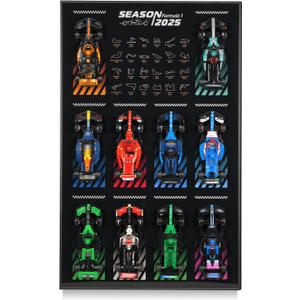 Display Wallboard for Lego Speed Champions Ultimate Formula 1 Collector's Pack, Wall Mount for Lego Collectible F1 Model Car Kit (Car Not Included)