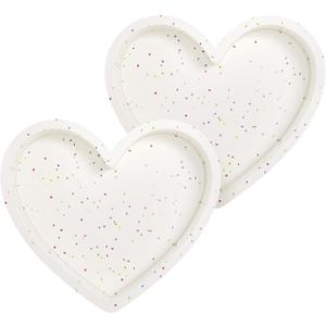 6 Inch Silicone Heart Shaped Cake Pans 2 Pcs Small Heart Cake Pan Set Nonstick Silicone Heart Molds for Baking (Cream)