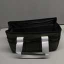 JJRING Craft Organizer Tote Bag, Art Storage Caddy with Multiple Pockets, Sap Green Sewing Bag for Art, Craft, Scrapbooking, Medical, and Office Supplies Storage