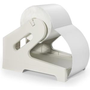 Gloryang Label Holder for Rolls and Fan-Fold Labels, Compatible with Desktop Thermal Label Printers, Shipping Label Roll Holder for 4x6 Labels, White