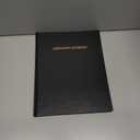 BookFactory Black Lab Notebook - 168 Pages (.25'' Grid Format) 8 7/8'' x 11 1/4'' Black Cover, Square Spine, Section Sewn Hardbound (EPRIL-168-LGS-LKT1)