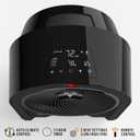 Vornado Velocity 5R (2026) Space Heater, Digital Thermostat, Black
Remote, LED Touch Controls, Locking Controls, 1-12 Hour Timer, Automatic Climate Control, Powerful Heater for Bedroom