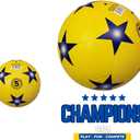 Thick Rubber Soccer Ball. Strong core. Size 5. Indoor and Outdoor Play. Ships deflated