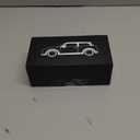 iJDMTOY Slim Size Black/Grey Union Jack UK Flag Style Key Fob Shell Compatible with Mini Cooper 3rd Gen F55 F56 F57 F54 F60 Smart Key Fob