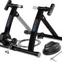 Magnetic Bike Trainer Stand for Indoor Exercise Riding, Noise Reduction, 8 Levels Resistance Setting, Stationary Bike Resistance Trainer for 26"-28", 700C Wheels