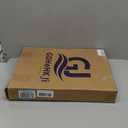 Round Toilet seat with Slow Close Hinges, Never Loosen and Easily Remove, easy cleaning, Plastic, White, Suitable for bathrooms and rental housing toilets.(16.54"L x 13.5"W)