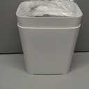 Vanpopubs 2 Pack 2.7 Gal Bathroom Trash Can with Lid, Automatic Trash Can Small Smart Garbage Can Touchless, Slim Motion Sensor Waterproof Plastic Trash Bins for Bedroom Office Kitchen Toilet (White)