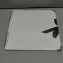 Bstorify Square Scrapbook Photo Albums 80 Pages (28 x 28 cm) White Thick Paper, Hardcover, Metal Corners, Ribbon Closure - Ideal for Your Scrapbooking Albums, Art & Craft Projects (11 x 11 Inch)