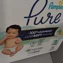 Pampers Pure Baby Diapers, Size 1 (8-14 lbs), 132, Up to 100% Leakproof, Premium Hypoallergenic Soft Diapers