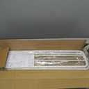 Yamazaki Home Bath Towel Hanger - Bathroom Organizer Storage Holder Dry Rack Steel One Size White