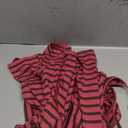 RUEWEY Women Y2k Pajama Set Striped Sleeveless Crop Cami Top Lounge Shorts PJS 2 Piece Matching Sleepwear M
