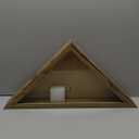 Flag Display Case for American Veteran Burial Flag, 5' x 9.5' Military Flag Shadow Box with HD Tempered Glass and Wall Mounted, Memorial Flag Frame for Folded Funeral Flag Mahogany