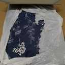 Bedsure Full Comforter Set - Navy Bed Set, 3 Pieces Cute Floral Bedding, 1 Soft Reversible Botanical Flowers Comforter and 2 Pillow Shams