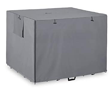 Dalema 36Inch Wire Dog Crate Cover,Durable Windproof Privacy Polyester Pet Kennel Covers,Breathable Blackout Cover for 1/2/3 Door Dog Cage. (36" L x 23" W x 25" H,Grey)