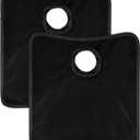 Car Seat Protector for Potty Training, 2 Pack Waterproof CarSeat Liner Toilet Training for Baby Infant Toddler, Dry Seat Piddle Pads Cover for Strollers (Black)