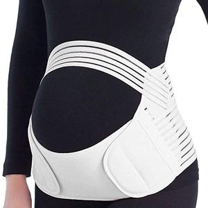 Maternity Belly Bands for Pregnant Women – Adjustable Belly Band for Pelvic & Back Pain – Ideal Pregnancy Belt for All Stages of Gestation – Pregnancy Must Haves for To Be Moms (White, XXL)