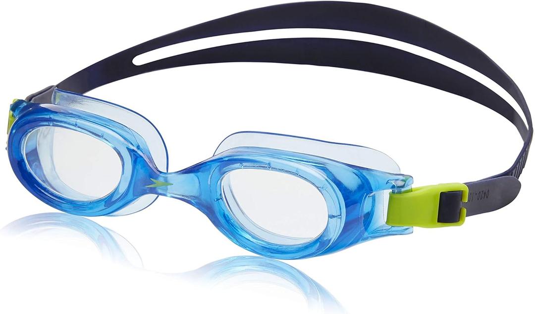 Speedo Unisex-child Swim Goggles Hydrospex Ages 6-14 (Speedo Blue/Clear)