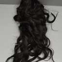 Long Hair Synthetic Dark Brown