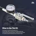 High Pressure Oil System IPR Air Test Tool Special Kit Compatible with Ford 6.0L & 7.3L Powerstroke Diesel Engines, Heavy-Duty Air Test Fitting for HPOP Leak Diagnosis