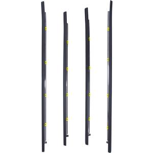 ApplianPar 4Pcs Front Left and Rear Right Outer Window Weatherstrip Molding Trim for CRV 2017 2018 2019 2020 2021 2022