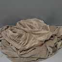 H.VERSAILTEX Real Velvet Futon Cover Armless Sofa Covers Sofa Bed Covers Stretch Futon Couch Cover Sofa Slipcover Furniture Protector Thick Soft Velvet Fabric Form Fitted Stay in Place, Camel