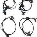 ABS Wheel Speed Sensor, Front Rear Left Right, for Chevy Avalanche Suburban 1500 Tahoe 2007-2012, Silverado 1500 2007-2013, for GMC Yukon XL 07-12, for Cadillac Escalade 09-12, 15229012 15121067 4PCS