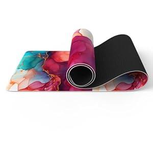 FOLAI Extra Thick Yoga Mat 6mm - Non-Slip Exercise Mat for HIIT, Pilates & Home Workouts & Workout with Free Carry Strap (Khe Sanh) FOLAI Extra Thick Yoga Mat 6mm - Non-Slip Exercise Mat for HIIT, Pilates & Home Workouts & Workout with Free Carry Strap (Khe Sanh)