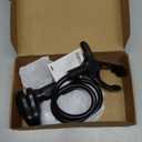 Lamicall Gooseneck Phone Holder for Bed - [Upgraded Stable Clip] for Desk, Headboard, Bed, Bedside, Table, Flexible Gooseneck Long Arm Stand, Overhead Cell Phone Clamp Mount, Gift for All 4-7 Device (black)