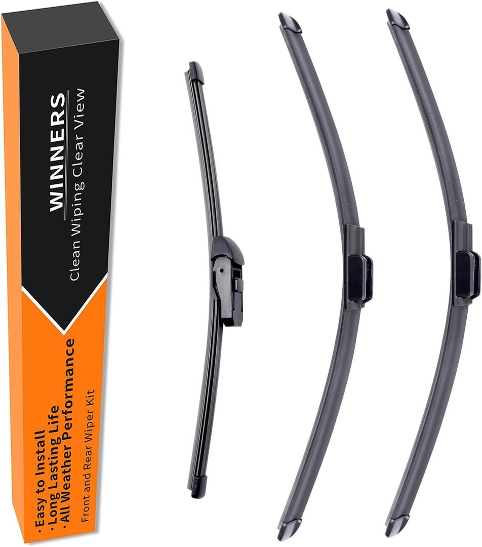 Windshield Wiper Blades for 2025 Hyundai Tucson - Complete Front & Rear Wiper Replacement Kit, All-Season Performance, Easy Installation, OEM Quality (26'' 16'' 14'')