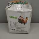 Kucheri 7.2 FT Long Christmas Inflatables Santa Claus on Sleigh with Snowman & Reindeer, LEDs Build-in Blow Up Christmas Yard Inflatable Decoration for Outdoor Indoor Garden Lawn