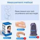 Velpeau Neck Brace for Neck Pain and Support - Soft Cervical Collar for Sleeping, Snoozing, Sleeping Upright, Anti-Snoring, Sleep Apnea for Women & Men (Khaki, Dual-purpose Version, L: 14-16.5"/3.3")